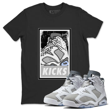 Jordan 6 Cool Grey Sneaker Match Tees KICKS Sneaker Tees Jordan 6 Cool Grey Sneaker Release Tees Unisex Shirts