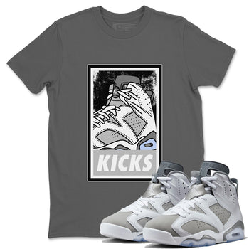 Jordan 6 Cool Grey Sneaker Match Tees KICKS Sneaker Tees Jordan 6 Cool Grey Sneaker Release Tees Unisex Shirts