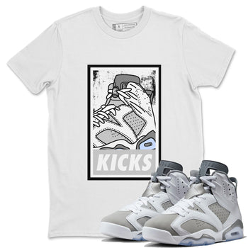 Jordan 6 Cool Grey Sneaker Match Tees KICKS Sneaker Tees Jordan 6 Cool Grey Sneaker Release Tees Unisex Shirts
