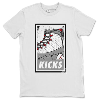 Jordan 9 Fire Red Sneaker Match Tees KICKS Sneaker Tees Jordan 9 Fire Red Sneaker Release Tees Unisex Shirts