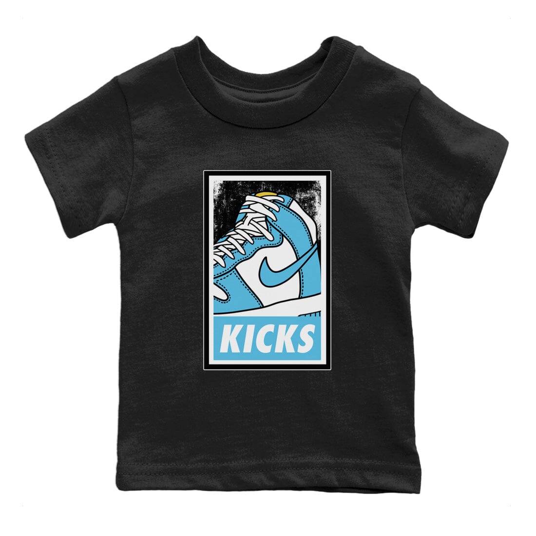 Dunk Blue Chill Sneaker Match Tees KICKS Sneaker Tees Dunk Blue Chill Sneaker Release Tees Kids Shirts