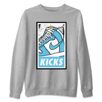 Dunk Blue Chill Sneaker Match Tees KICKS Sneaker Tees Dunk Blue Chill Sneaker Release Tees Unisex Shirts