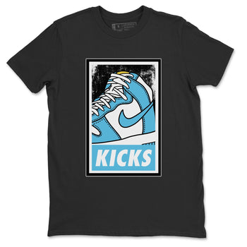 Dunk Blue Chill Sneaker Match Tees KICKS Sneaker Tees Dunk Blue Chill Sneaker Release Tees Unisex Shirts