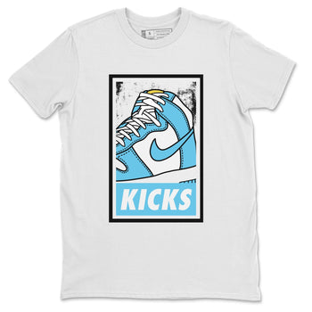 Dunk Blue Chill Sneaker Match Tees KICKS Sneaker Tees Dunk Blue Chill Sneaker Release Tees Unisex Shirts