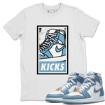 Jordan 1 Denim Sneaker Match Tees KICKS Sneaker Tees Jordan 1 Denim Sneaker Release Tees Unisex Shirts
