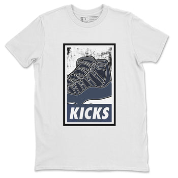 Jordan 11 Midnight Navy Sneaker Match Tees KICKS Sneaker Tees Jordan 11 Midnight Navy Sneaker Release Tees Unisex Shirts