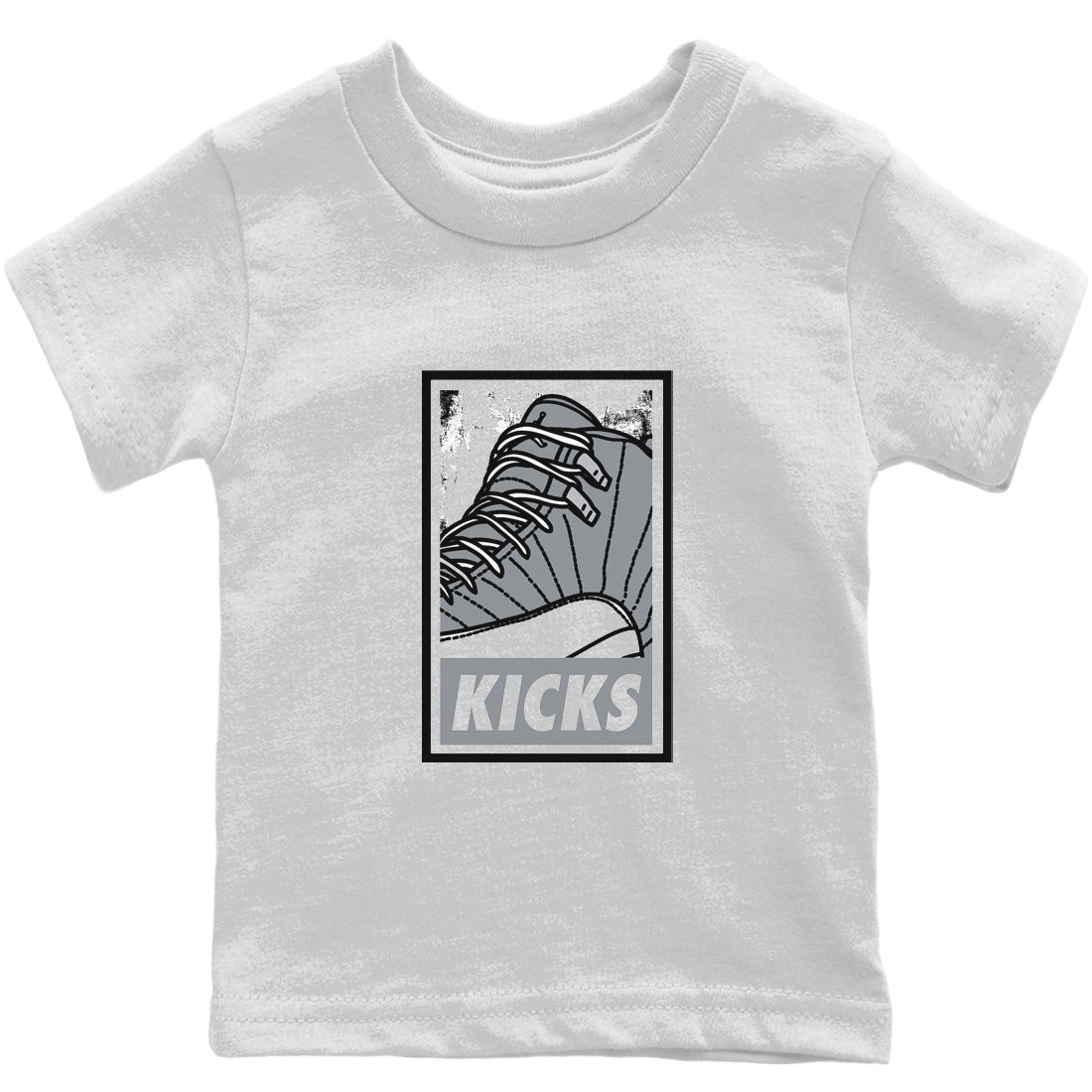 Jordan 12 Stealth Sneaker Match Tees KICKS Sneaker Tees Jordan 12 Stealth Sneaker Release Tees Kids Shirts