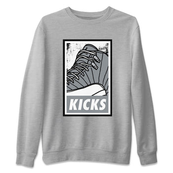 Jordan 12 Stealth Sneaker Match Tees KICKS Sneaker Tees Jordan 12 Stealth Sneaker Release Tees Unisex Shirts