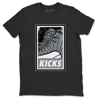 Jordan 12 Stealth Sneaker Match Tees KICKS Sneaker Tees Jordan 12 Stealth Sneaker Release Tees Unisex Shirts