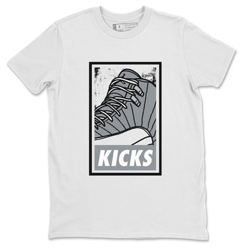 Jordan 12 Stealth Sneaker Match Tees KICKS Sneaker Tees Jordan 12 Stealth Sneaker Release Tees Unisex Shirts