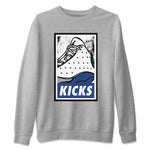 Jordan 13 French Blue Sneaker Match Tees KICKS Sneaker Tees Jordan 13 French Blue Sneaker Release Tees Unisex Shirts