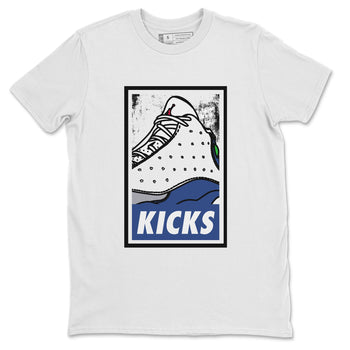 Jordan 13 French Blue Sneaker Match Tees KICKS Sneaker Tees Jordan 13 French Blue Sneaker Release Tees Unisex Shirts
