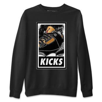 Jordan 3 Black Gold Sneaker Match Tees KICKS Sneaker Tees Jordan 3 Black Gold Sneaker Release Tees Unisex Shirts