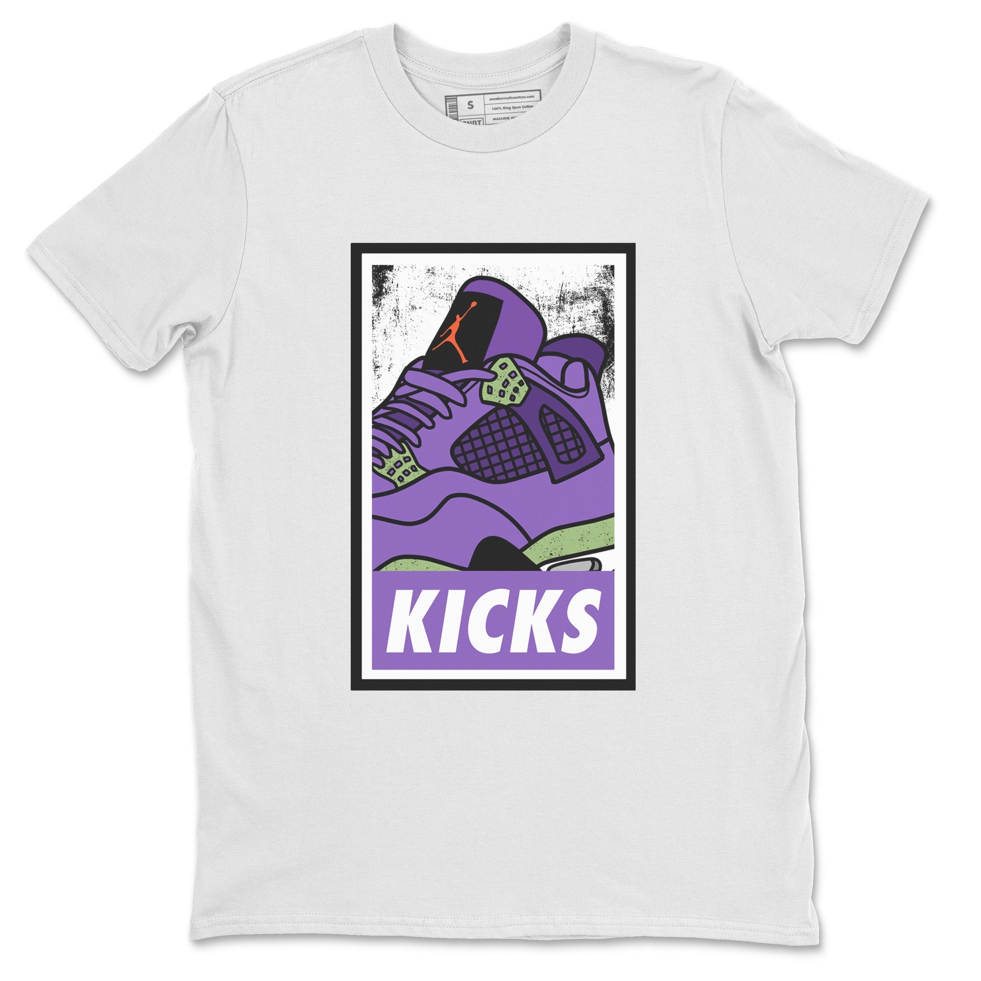 Jordan 4 Canyon Purple Sneaker Match Tees KICKS Sneaker Tees Jordan 4 Canyon Purple Sneaker Release Tees Unisex Shirts