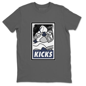 Jordan 4 Midnight Navy Sneaker Match Tees KICKS Sneaker Tees Jordan 4 Midnight Navy Sneaker Release Tees Unisex Shirts