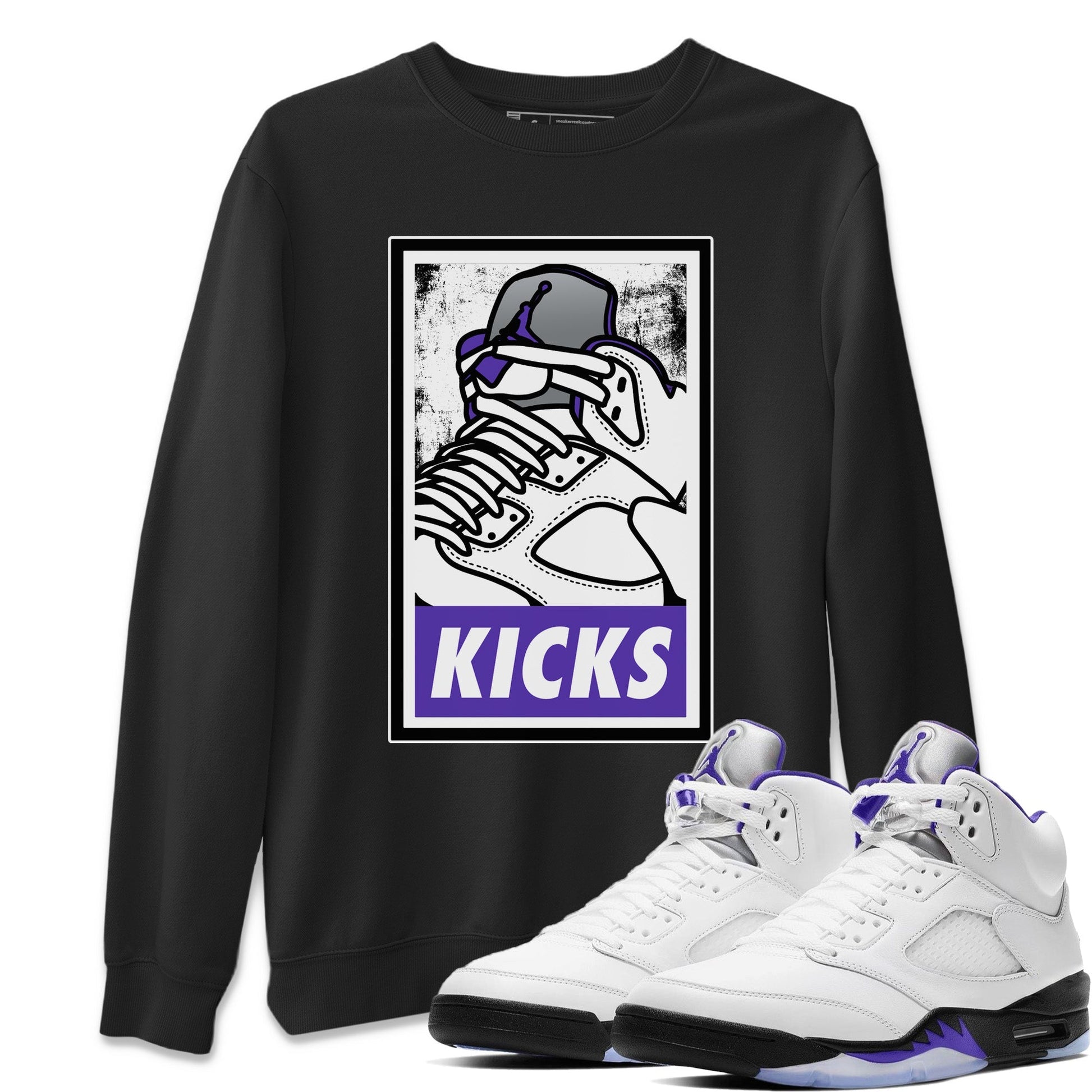 Jordan 5 Concord Sneaker Match Tees KICKS Sneaker Tees Jordan 5 Concord Sneaker Release Tees Unisex Shirts