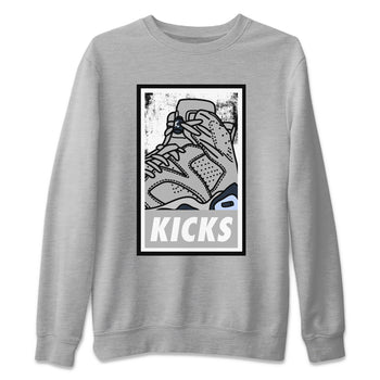 Jordan 6 Georgetown Sneaker Match Tees KICKS Sneaker Tees Jordan 6 Georgetown Sneaker Release Tees Unisex Shirts