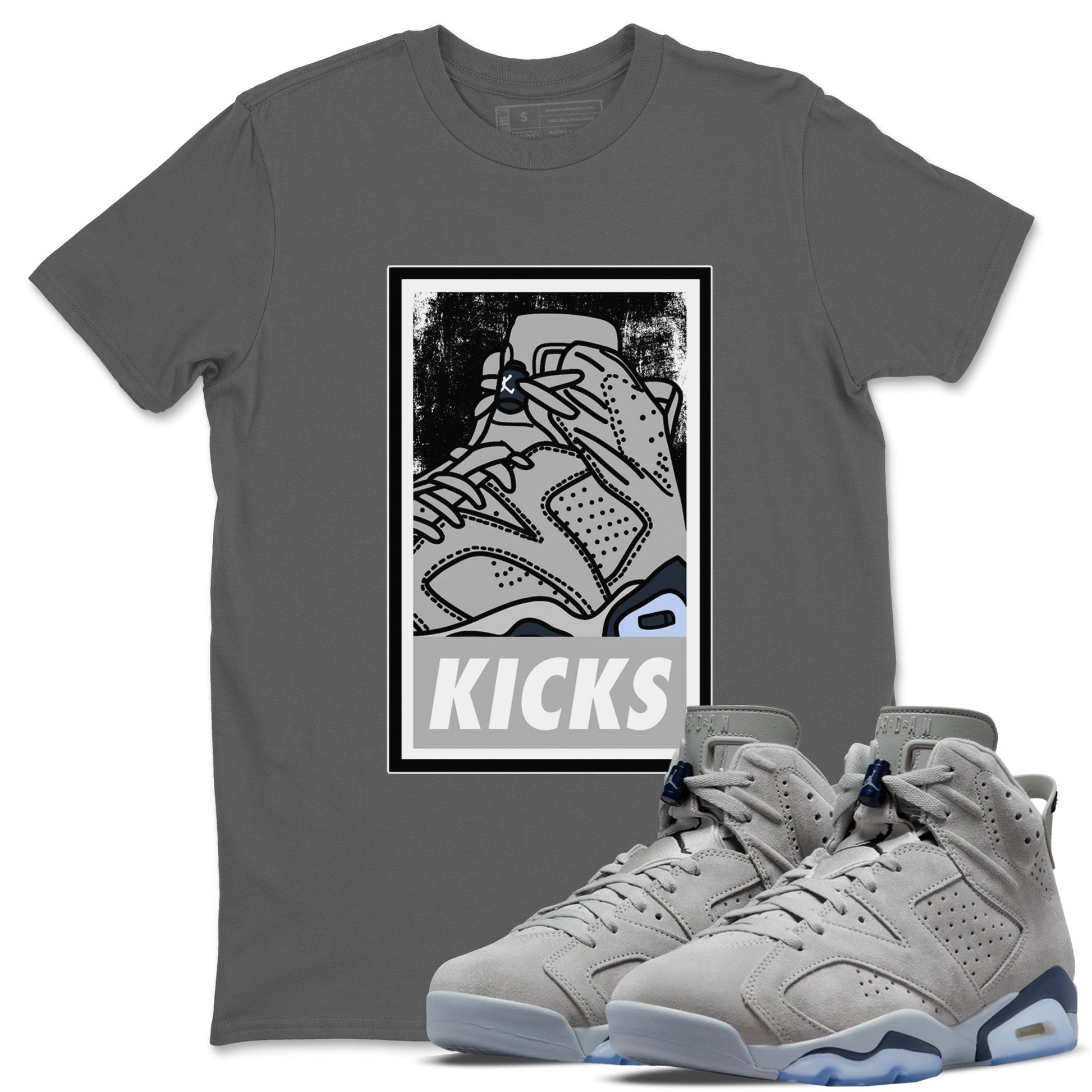 Jordan 6 Georgetown Sneaker Match Tees KICKS Sneaker Tees Jordan 6 Georgetown Sneaker Release Tees Unisex Shirts