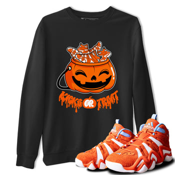 Crazy 8 Team Orange shirt to match jordans Kicks Or Treat sneaker tees Adidas Crazy 8 Team Orange Halloween Custumes SNRT Sneaker Release Tees Unisex Black 1 T-Shirt
