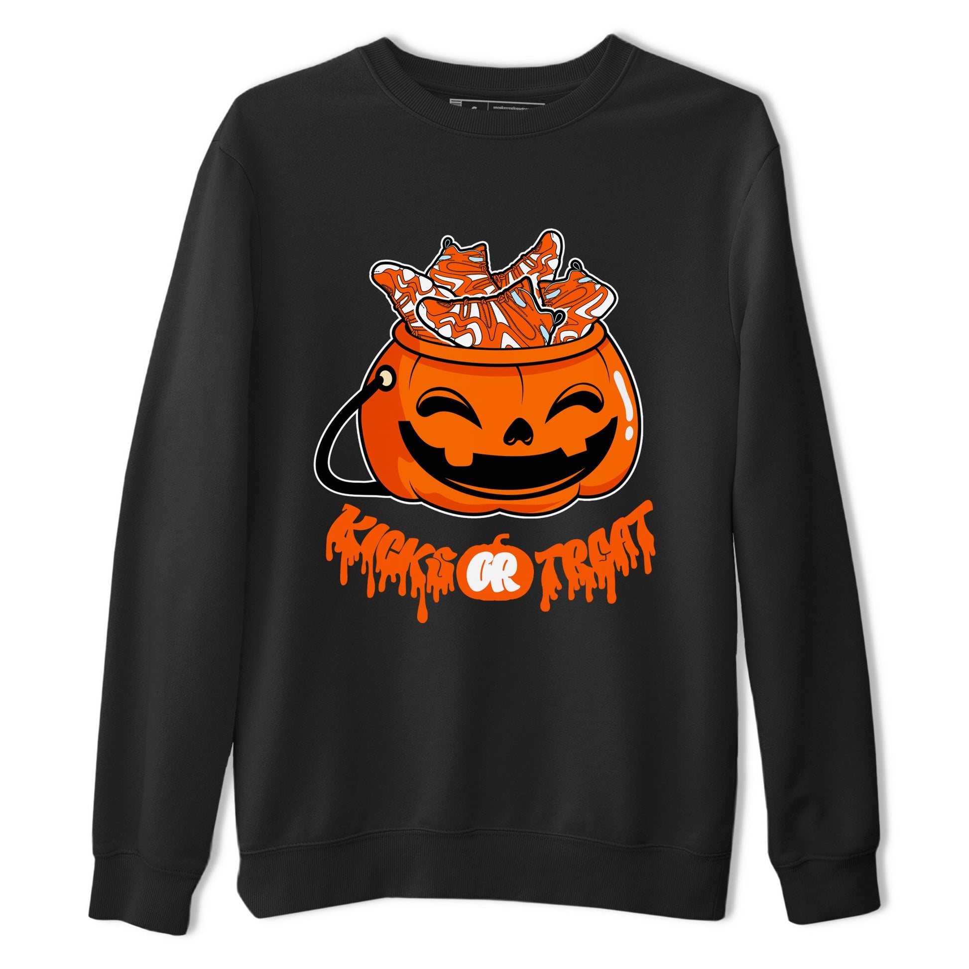 Crazy 8 Team Orange shirt to match jordans Kicks Or Treat sneaker tees Adidas Crazy 8 Team Orange Halloween Custumes SNRT Sneaker Release Tees Unisex Black 2 T-Shirt