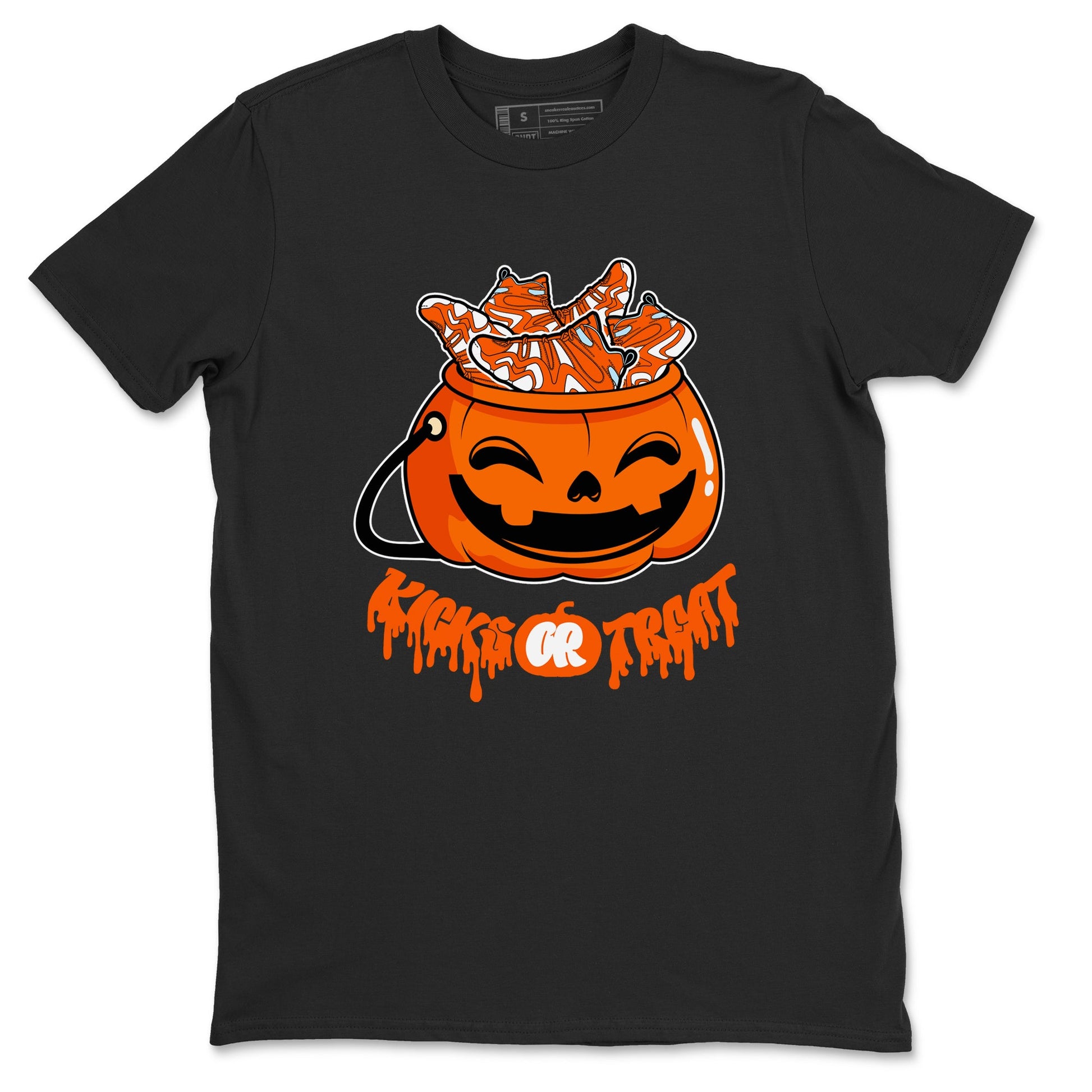 Crazy 8 Team Orange shirt to match jordans Kicks Or Treat sneaker tees Adidas Crazy 8 Team Orange Halloween Custumes SNRT Sneaker Release Tees Unisex Black 2 T-Shirt