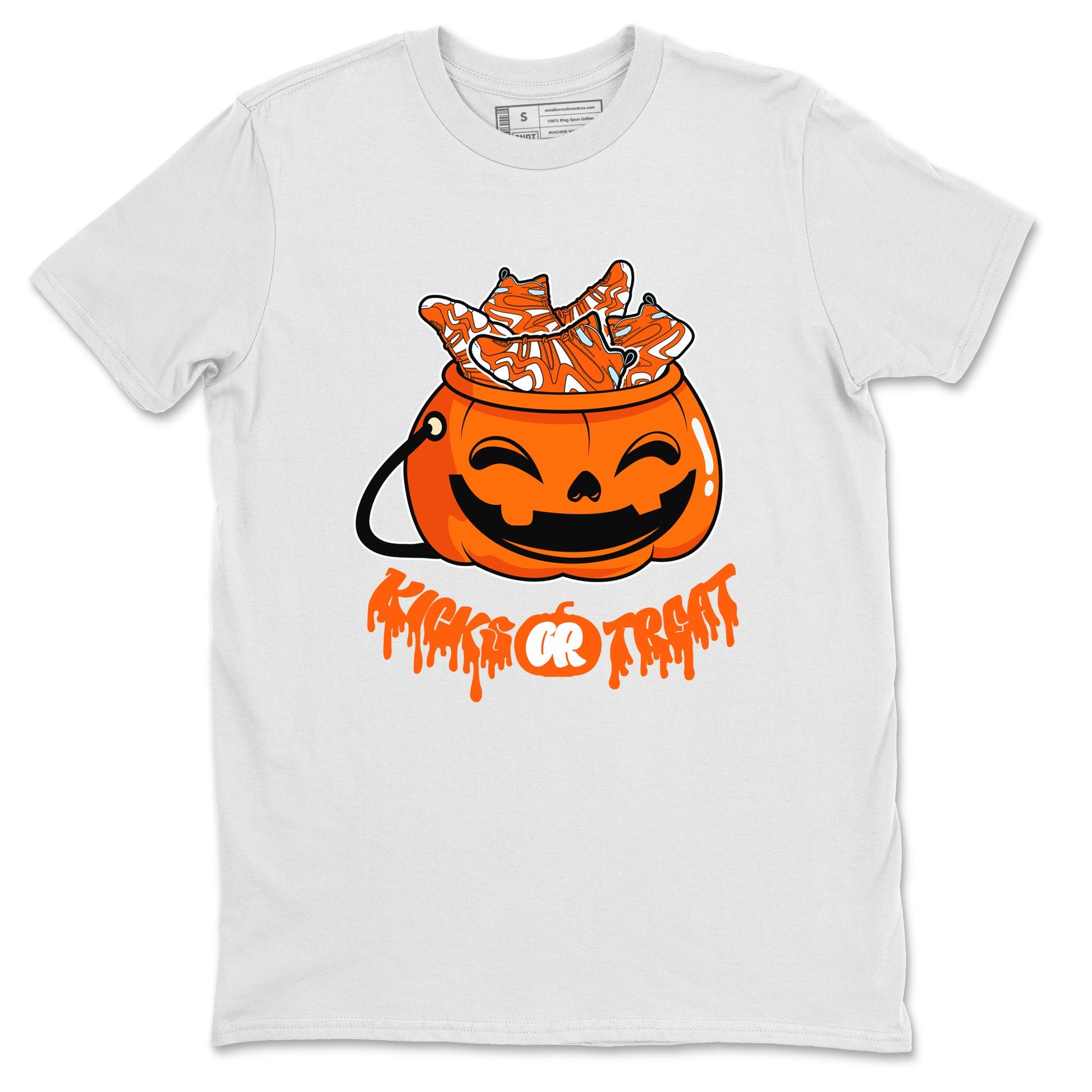 Crazy 8 Team Orange shirt to match jordans Kicks Or Treat sneaker tees Adidas Crazy 8 Team Orange Halloween Custumes SNRT Sneaker Release Tees Unisex White 2 T-Shirt