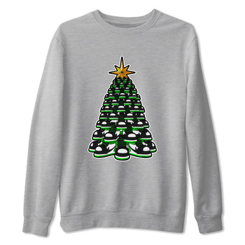 Air Jordan 1 Celtics shirt to match jordans Kicksmas Tree sneaker tees AJ1 Celtics SNRT Sneaker Release Tees Unisex Heather Grey 2 T-Shirt