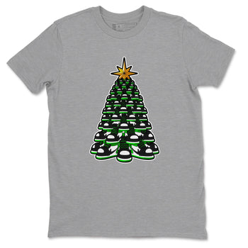 Air Jordan 1 Celtics shirt to match jordans Kicksmas Tree sneaker tees AJ1 Celtics SNRT Sneaker Release Tees Unisex Heather Grey 2 T-Shirt