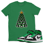 Air Jordan 1 Celtics shirt to match jordans Kicksmas Tree sneaker tees AJ1 Celtics SNRT Sneaker Release Tees Unisex Kelly Green 1 T-Shirt