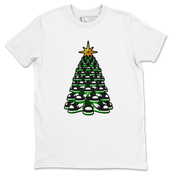 Air Jordan 1 Celtics shirt to match jordans Kicksmas Tree sneaker tees AJ1 Celtics SNRT Sneaker Release Tees Unisex White 2 T-Shirt