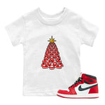 Air Jordan 1 Chicago shirt to match jordans Kicksmas Tree sneaker tees AJ1 Chicago SNRT Sneaker Release Tees Baby Toddler White 1 T-Shirt