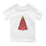 Air Jordan 1 Chicago shirt to match jordans Kicksmas Tree sneaker tees AJ1 Chicago SNRT Sneaker Release Tees Baby Toddler White 2 T-Shirt