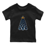 Air Jordan 1 UNC Toe shirt to match jordans Kicksmas Tree sneaker tees AJ1 UNC Toe SNRT Sneaker Release Tees Baby Toddler Black 2 T-Shirt