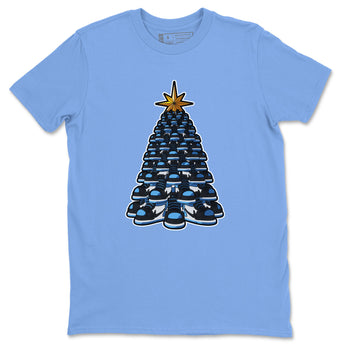Air Jordan 1 UNC Toe shirt to match jordans Kicksmas Tree sneaker tees AJ1 UNC Toe SNRT Sneaker Release Tees Unisex Carolina Blue 2 T-Shirt