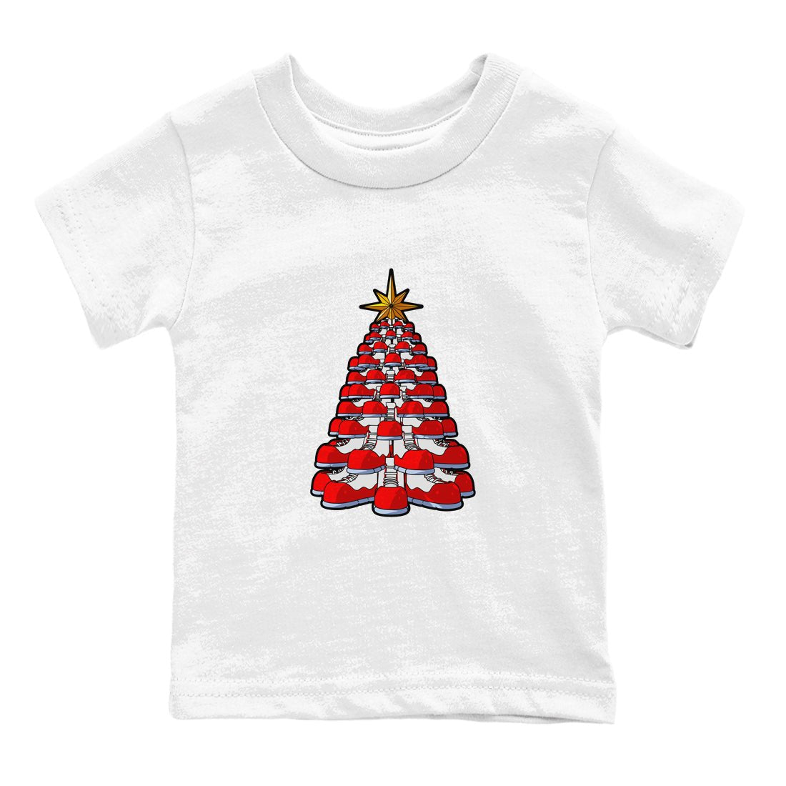 Air Jordan 11 Cherry shirt to match jordans Kicksmas Tree sneaker tees AJ11 Cherry SNRT Sneaker Release Tees Baby Toddler White 2 T-Shirt