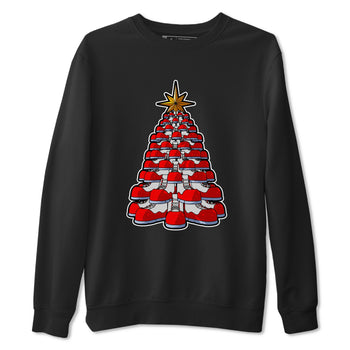 Air Jordan 11 Cherry shirt to match jordans Kicksmas Tree sneaker tees AJ11 Cherry SNRT Sneaker Release Tees Unisex Black 2 T-Shirt