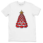 Air Jordan 11 Cherry shirt to match jordans Kicksmas Tree sneaker tees AJ11 Cherry SNRT Sneaker Release Tees Unisex White 2 T-Shirt