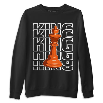 Jordan 1 Electro Orange Sneaker Match Tees King Sneaker Tees Jordan 1 Electro Orange Sneaker Release Tees Unisex Shirts