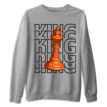 Jordan 1 Electro Orange Sneaker Match Tees King Sneaker Tees Jordan 1 Electro Orange Sneaker Release Tees Unisex Shirts