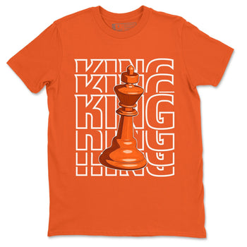 Jordan 1 Electro Orange Sneaker Match Tees King Sneaker Tees Jordan 1 Electro Orange Sneaker Release Tees Unisex Shirts