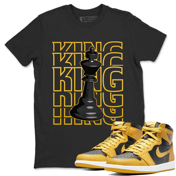 Jordan 1 Pollen Sneaker Match Tees King Sneaker Tees Jordan 1 Pollen Sneaker Release Tees Unisex Shirts