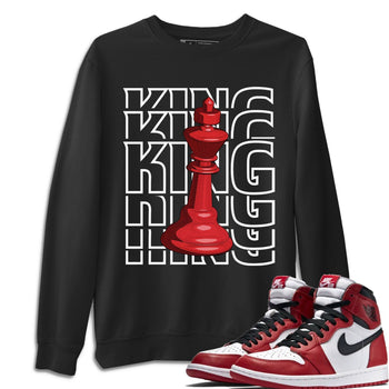 Jordan 1 Varsity Red Sneaker Match Tees King Sneaker Tees Jordan 1 Varsity Red Sneaker Release Tees Unisex Shirts