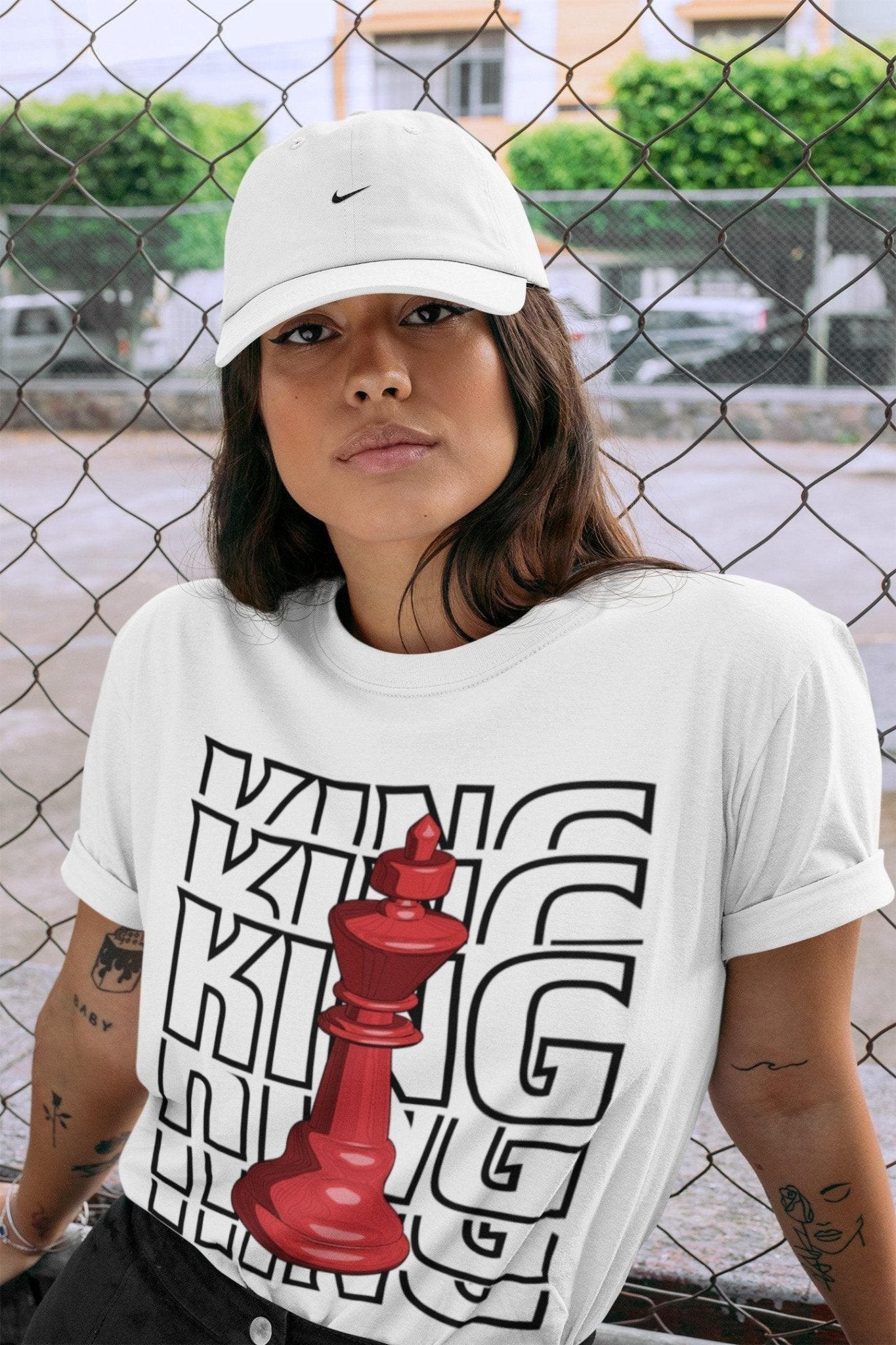 Jordan 1 Varsity Red Sneaker Match Tees King Sneaker Tees Jordan 1 Varsity Red Sneaker Release Tees Unisex Shirts