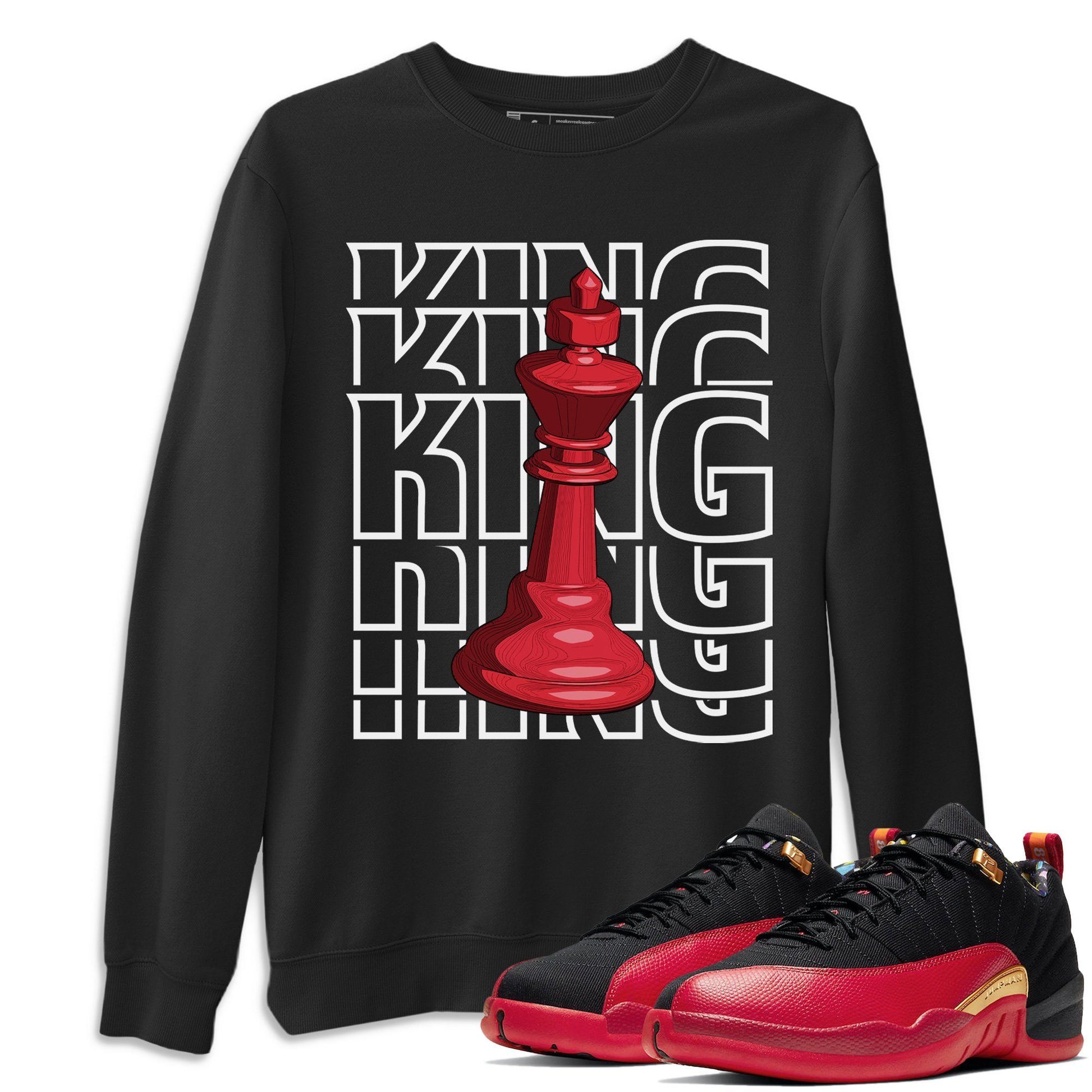 Jordan 12 Super Bowl Sneaker Match Tees King Sneaker Tees Jordan 12 Super Bowl Sneaker Release Tees Unisex Shirts
