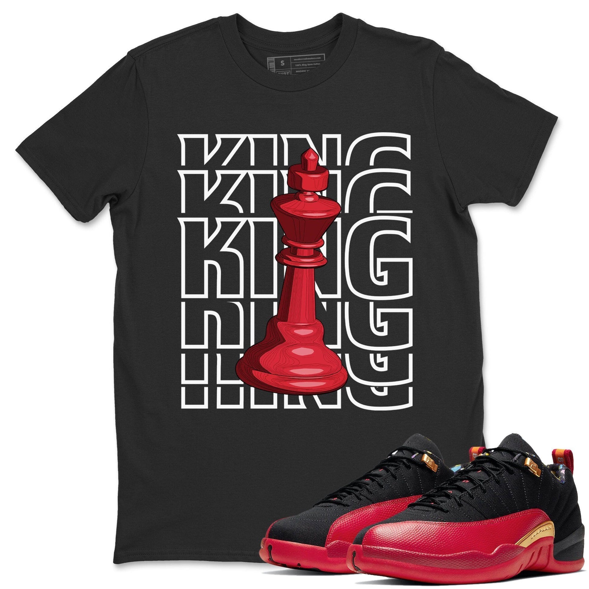 Jordan 12 Super Bowl Sneaker Match Tees King Sneaker Tees Jordan 12 Super Bowl Sneaker Release Tees Unisex Shirts