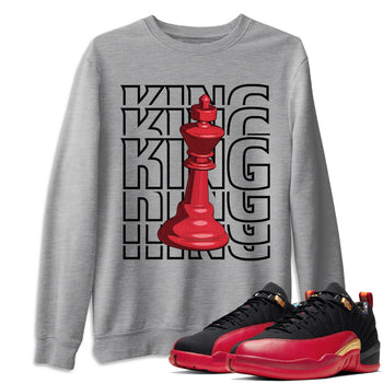 Jordan 12 Super Bowl Sneaker Match Tees King Sneaker Tees Jordan 12 Super Bowl Sneaker Release Tees Unisex Shirts