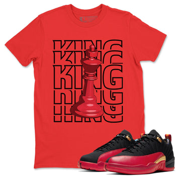 Jordan 12 Super Bowl Sneaker Match Tees King Sneaker Tees Jordan 12 Super Bowl Sneaker Release Tees Unisex Shirts
