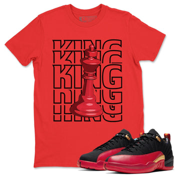 Jordan 12 Super Bowl Sneaker Match Tees King Sneaker Tees Jordan 12 Super Bowl Sneaker Release Tees Unisex Shirts