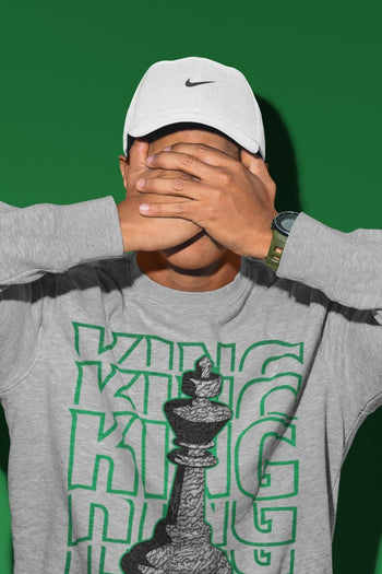 Jordan 3 Pine Green Sneaker Match Tees King Sneaker Tees Jordan 3 Pine Green Sneaker Release Tees Unisex Shirts