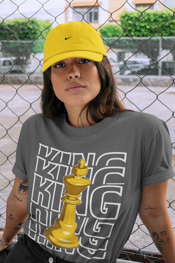 Jordan 4 Lightning Sneaker Match Tees King Sneaker Tees Jordan 4 Lightning Sneaker Release Tees Unisex Shirts